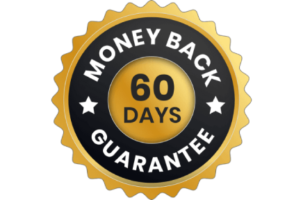 Trust seal indicating a 60 day refund guarantee and customer purchase protection